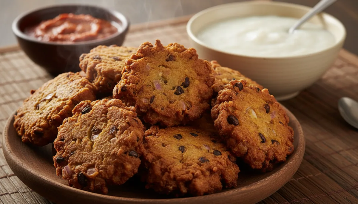 Savory Akara Fritters with Creamy Pap Porridge