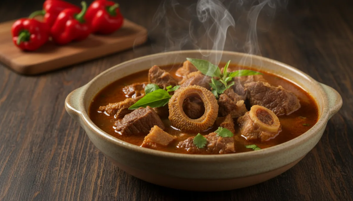 Nigerian Pepper Soup with Assorted Meats