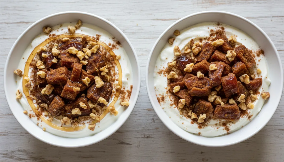 North African Spiced Yogurt with Dates and Nuts