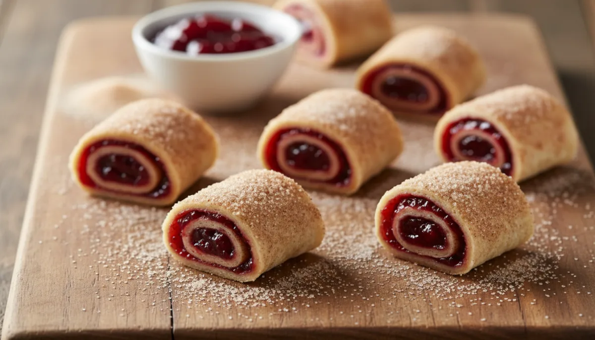 Lefse Norueguês com Açúcar e Canela e Geleia de Lingonberry