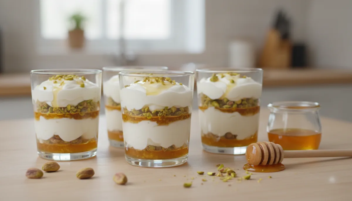 Orange Blossom Honey Yogurt Parfaits