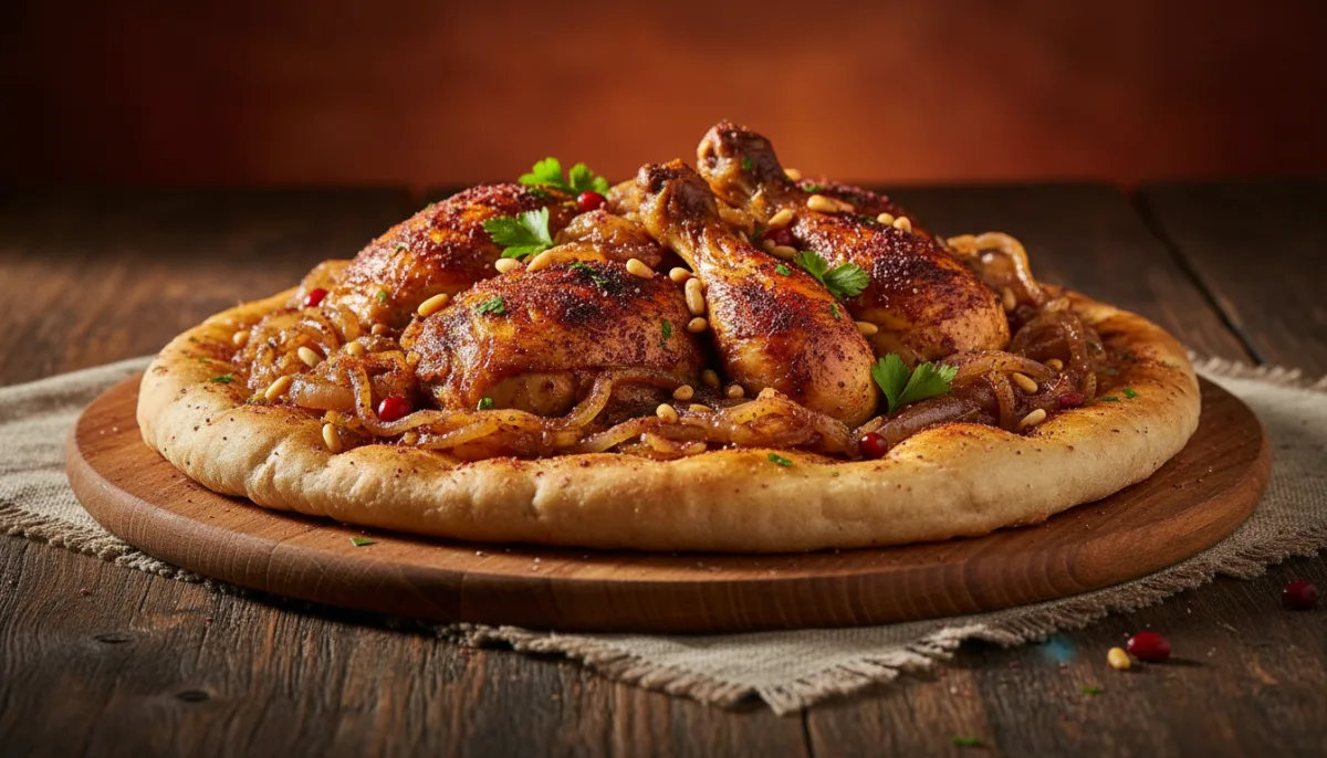 Authentic Musakhan: Roasted Chicken with Sumac and Caramelized Onions