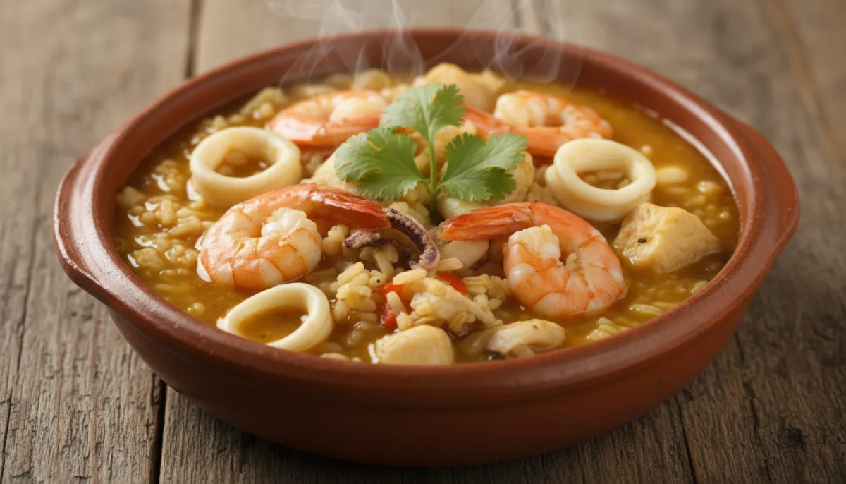Panamanian Guacho de Mariscos: Hearty Seafood and Rice Stew