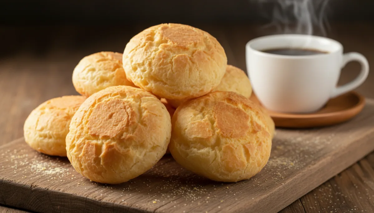 Chipa Autentike Paraguajane (Bukë Djathi) me Kafe
