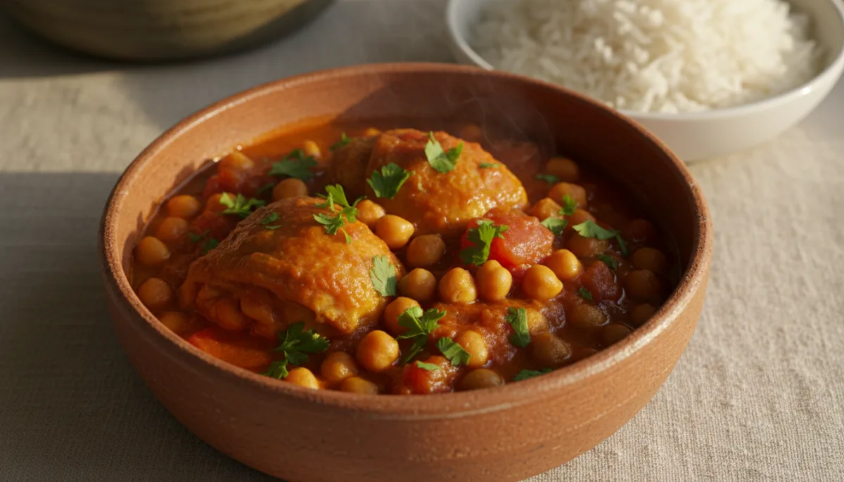 Persian Chicken and Chickpea Stew (Khoresh-e Nokhod)