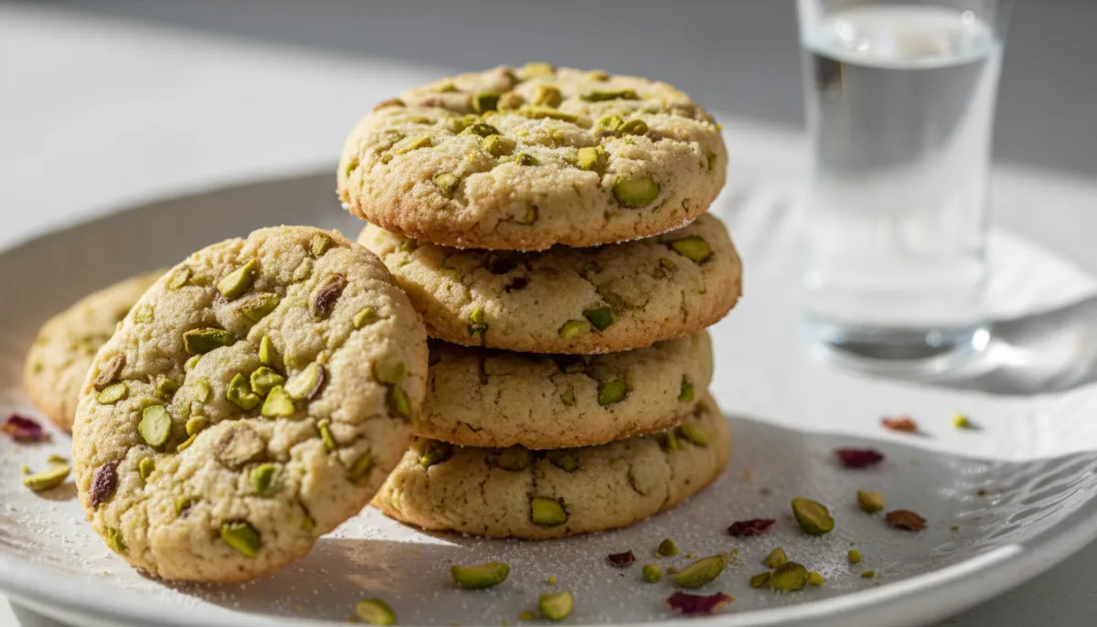Persian Rosewater Pistachio Cookies