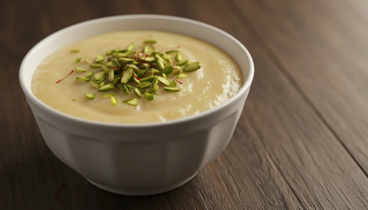 Arroz con Leche Persa de Azafrán y Agua de Rosas