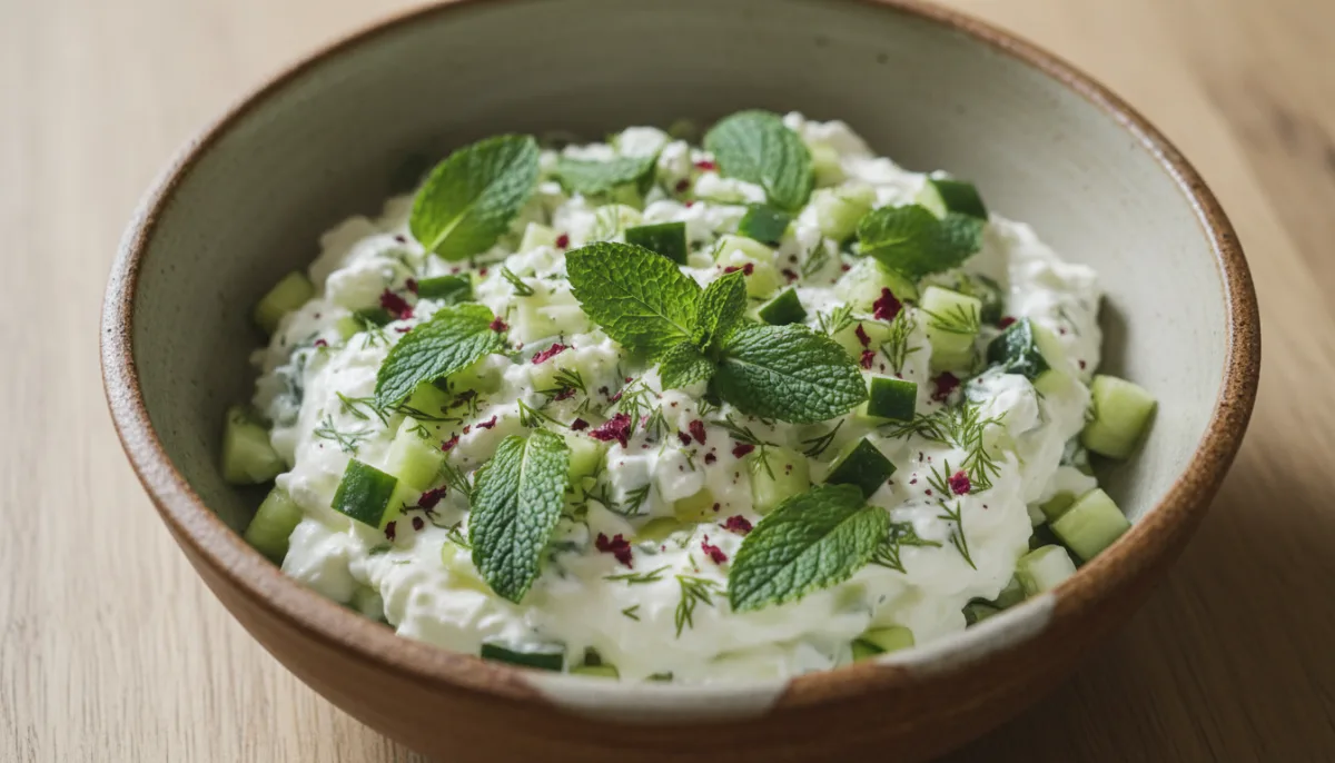 Persian Yogurt and Cucumber Salad (Mast-o Khiar)