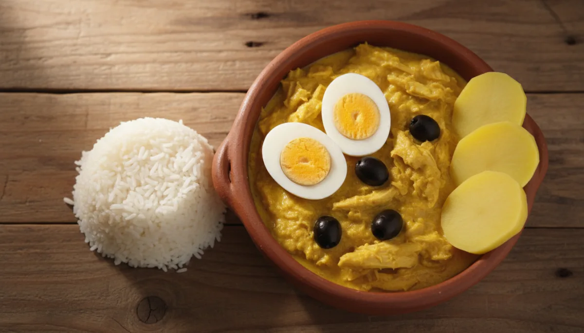 Peruvian Aji de Gallina (Creamy Chicken Stew)