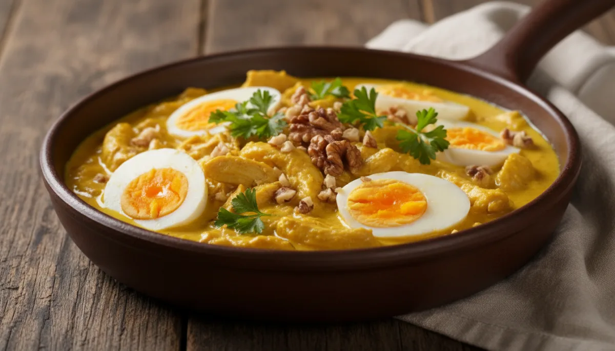 Poêlée d'Aji de Gallina Péruvien