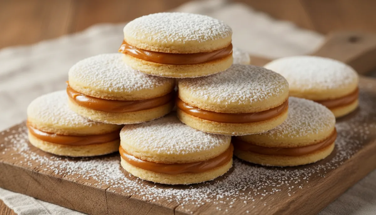 Peruvian Alfajores with Dulce de Leche