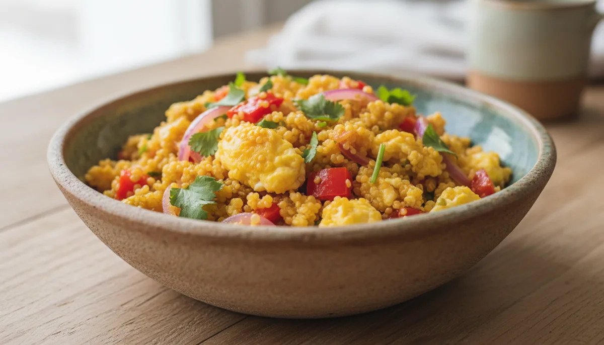 Peruvian Breakfast Quinoa Scramble
