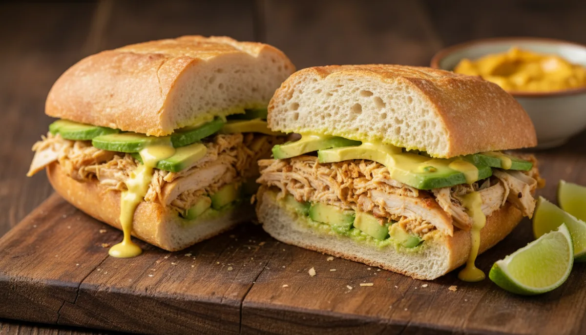 Peruvian Chicken and Avocado Sandwiches (Butifarras)