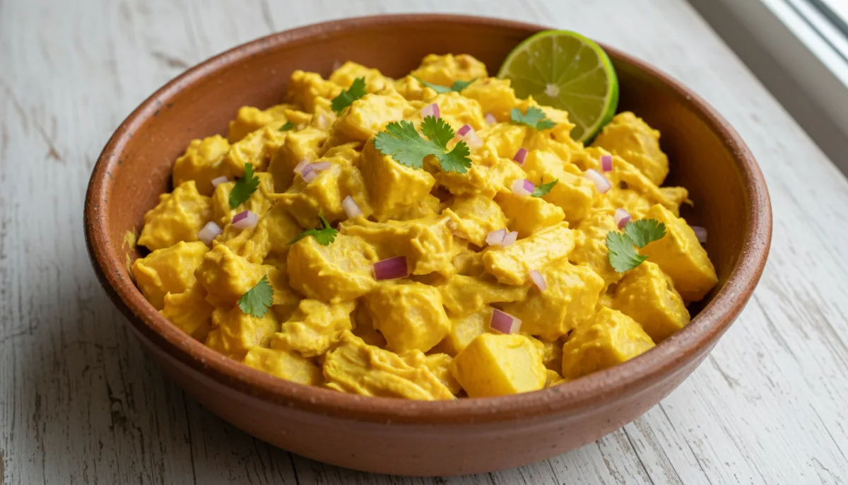 Peruvian Chicken and Potato Salad (Ensalada de Gallina)
