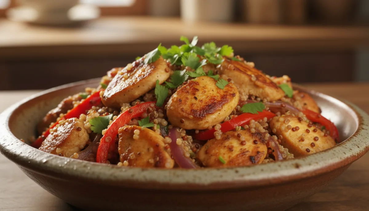 Peruvian Chicken and Quinoa Stir-fry