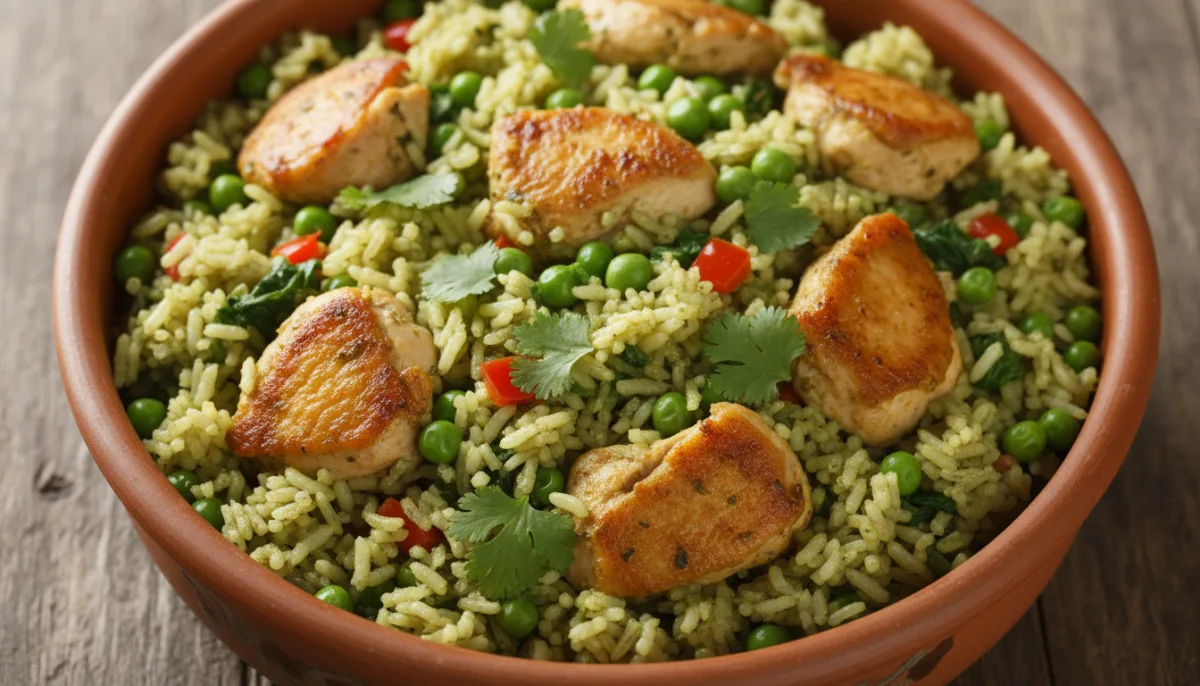 Peruvian Chicken and Rice (Arroz con Pollo)