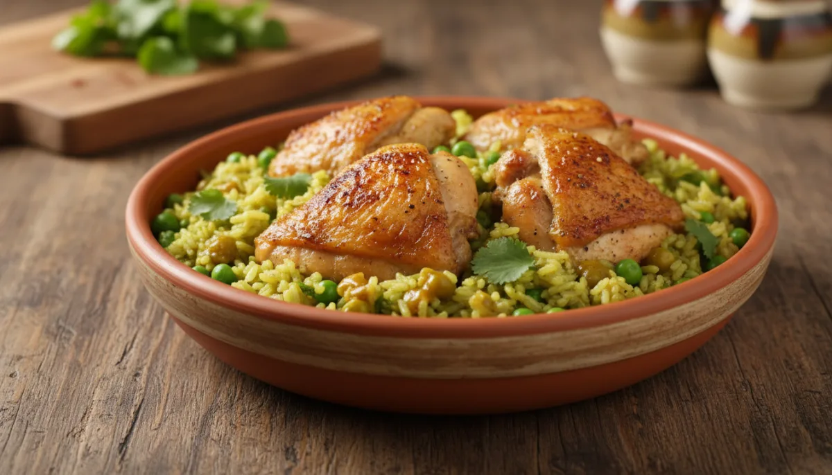Peruvian Chicken and Rice (Arroz con Pollo Peruano)