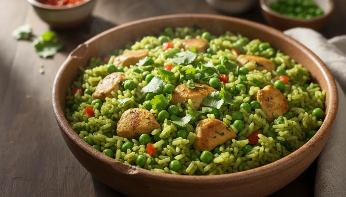 Peruvian Chicken and Rice Skillet (Arroz con Pollo)