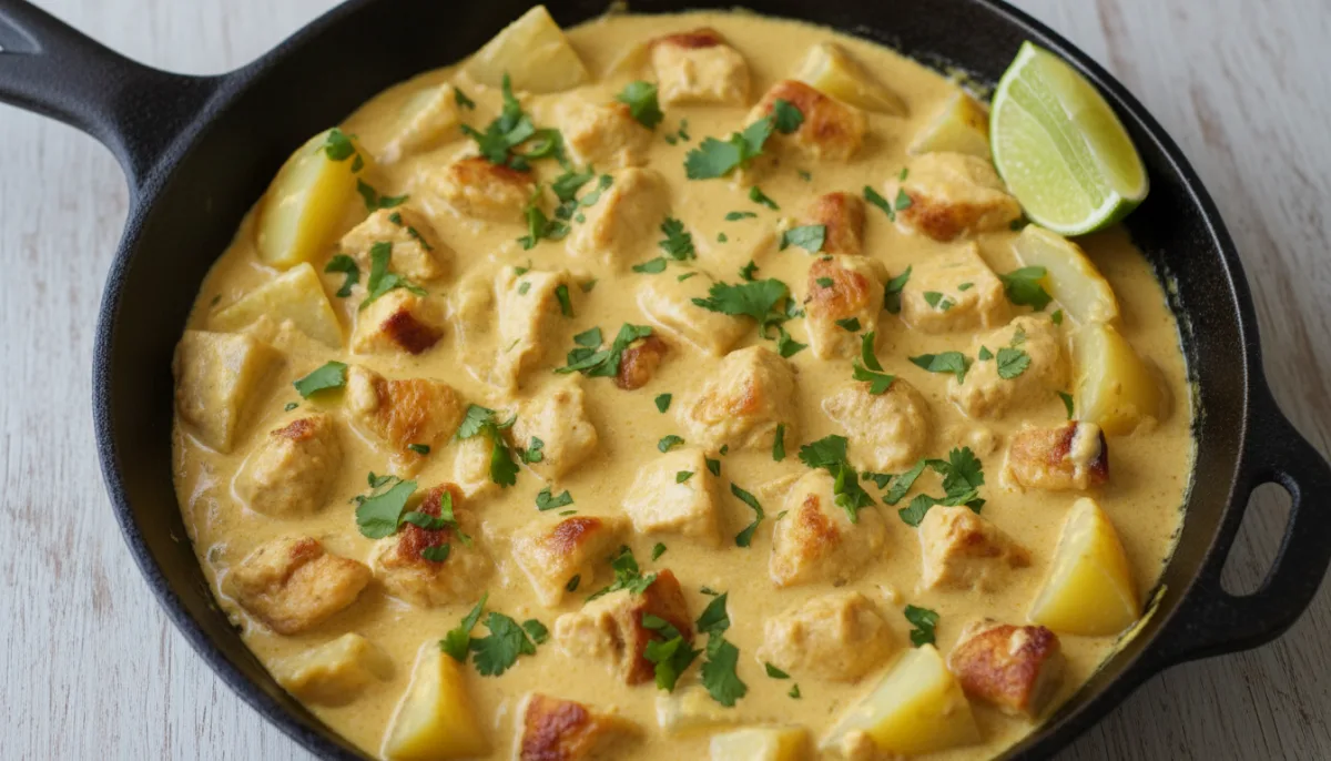 Peruvian Creamy Chicken and Potato Skillet