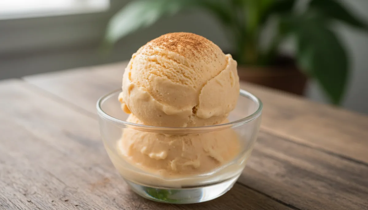 Peruvian Lucuma Ice Cream (Helado de Lúcuma)