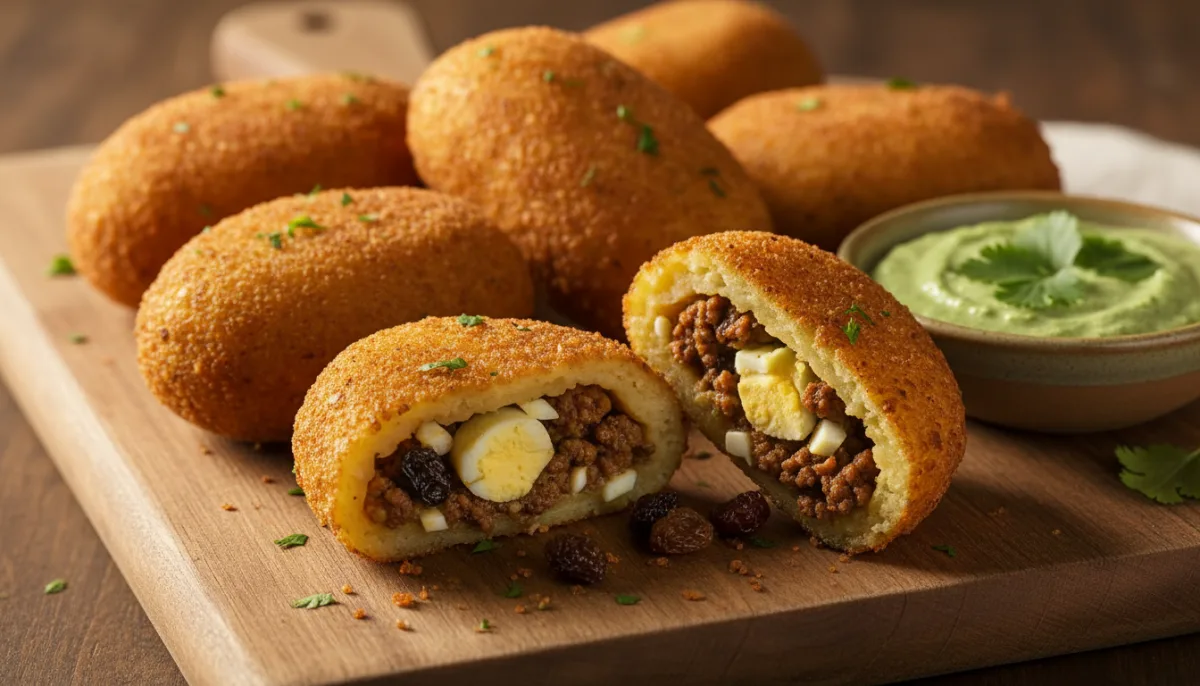 Patate të Mbushura Peruane (Papa Rellena)