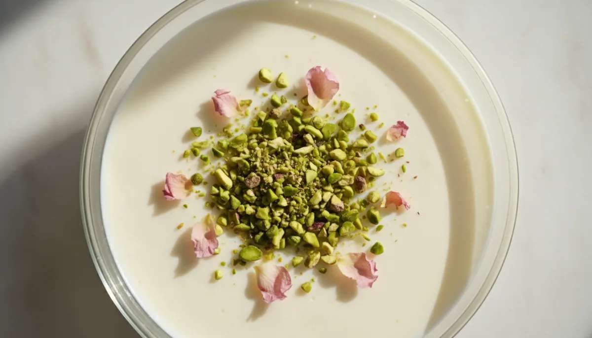 Pistachio Rosewater Mahalabia