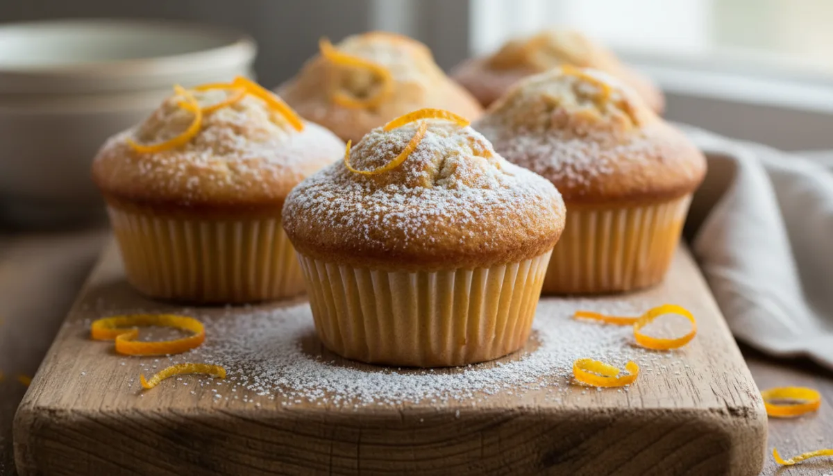 Portuguese Bolo de Arroz with Orange Zest