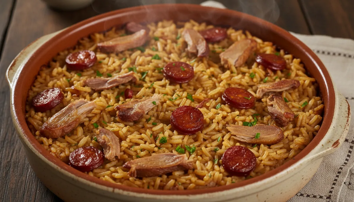 Portuguese Duck Rice (Arroz de Pato)