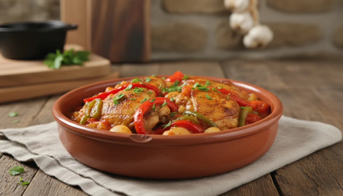 Poulet Basquaise (Basque Chicken Stew)