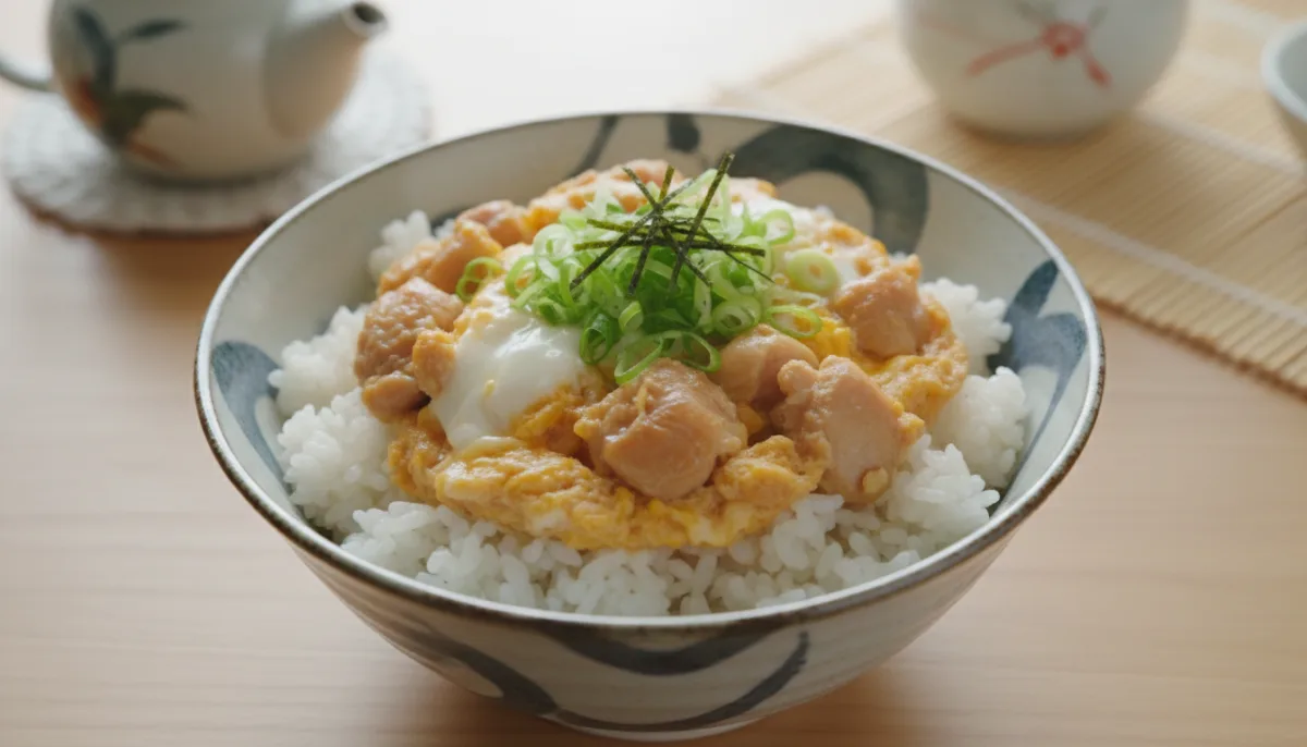 Quick Japanese Chicken & Egg Donburi