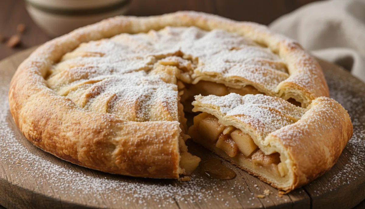 Classic Romanian Apple Plăcintă: Thin-Crusted Apple Pie