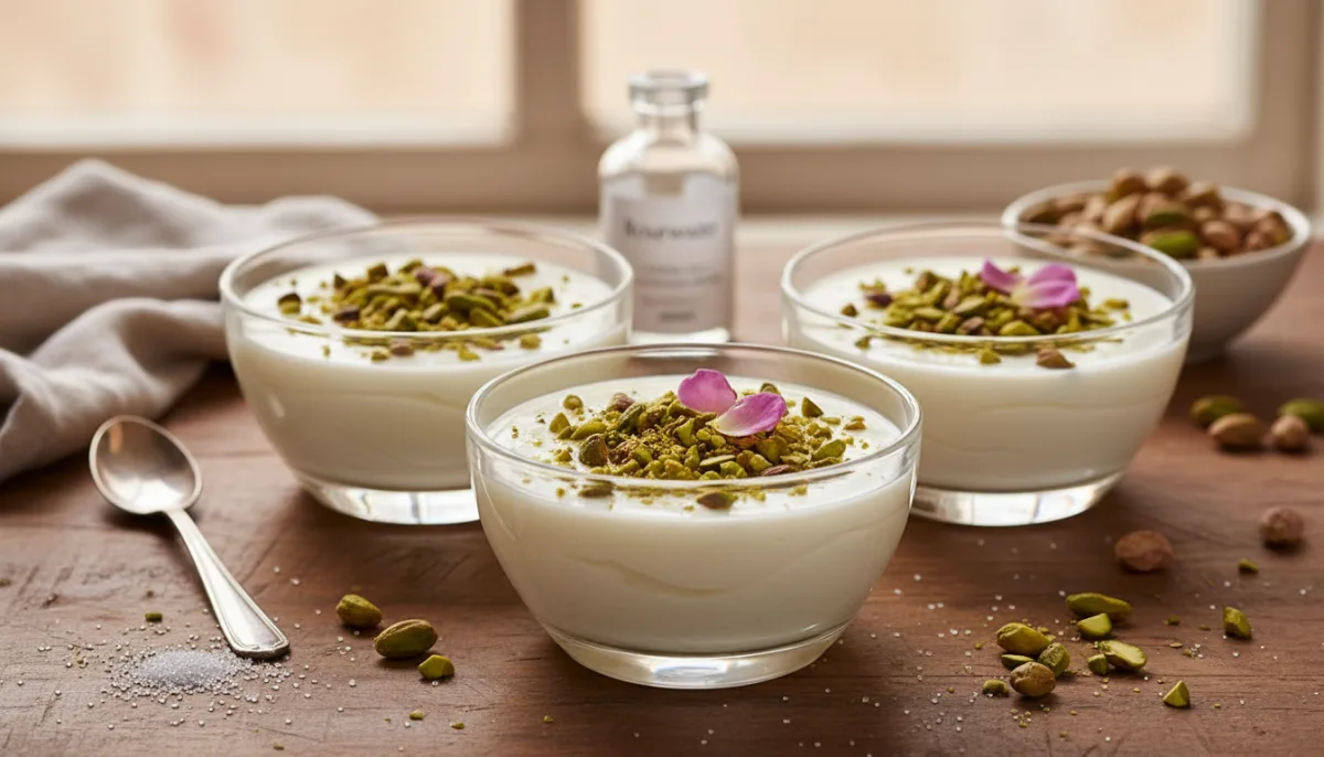 Rosewater Pistachio Mahalabia