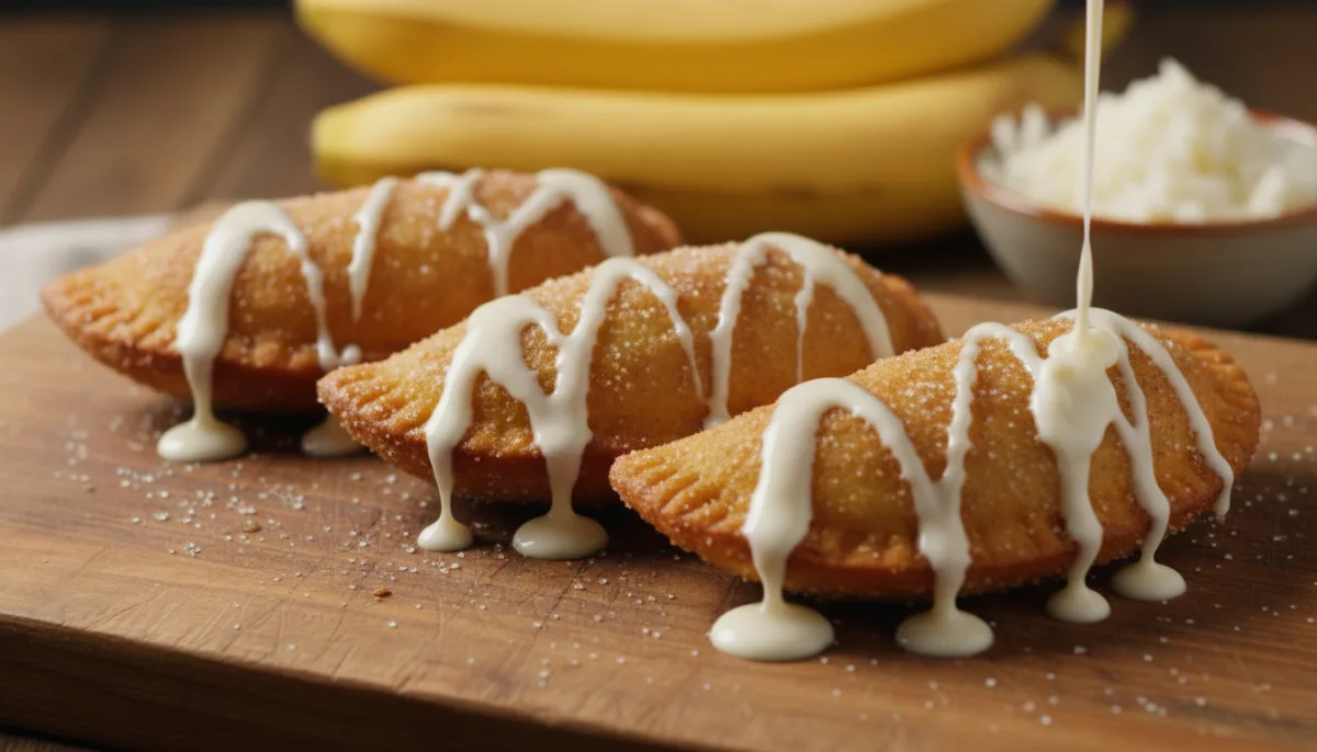 Empanada Salvadoriane me Banane dhe Djathë me Krema