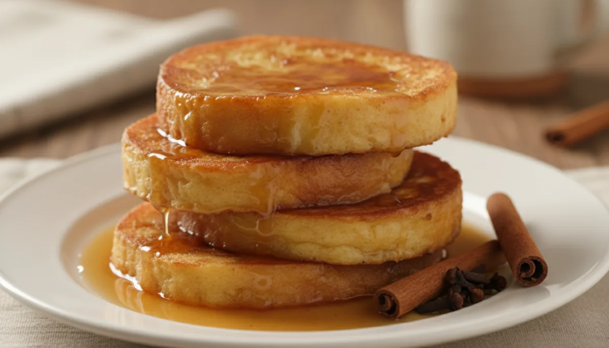 Salvadoran Torrejas with Rich Panela Syrup
