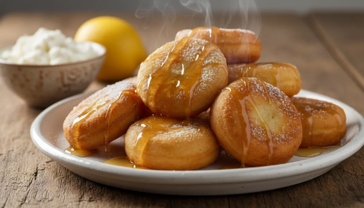 Buñuelos Sardos de Ricotta y Miel (Frittelle di Ricotta al Miele)