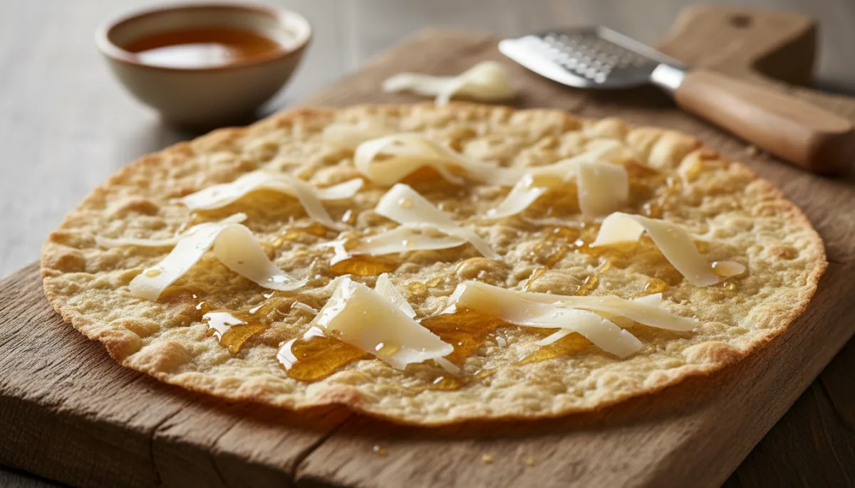 Sardinian Pane Carasau with Pecorino Sardo and Honey