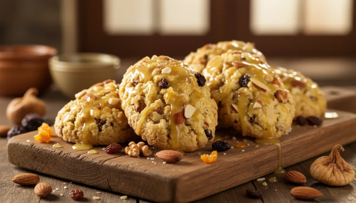 Sardinian Papassini: Spiced Nut Cookies with Zesty Citrus Glaze