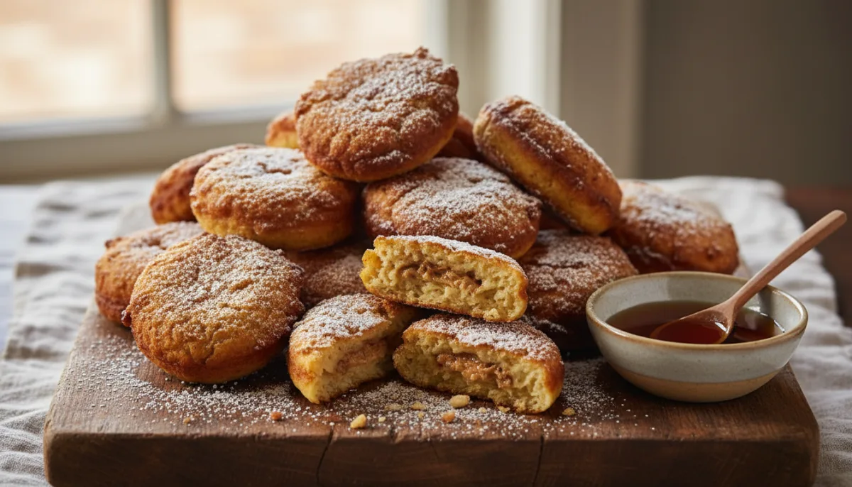 Buñuelos de Mantequilla de Cacahuete y Plátano al Estilo de África Occidental