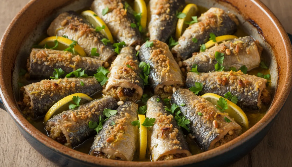 Sarde a Beccafico: Sicilian Stuffed Sardines