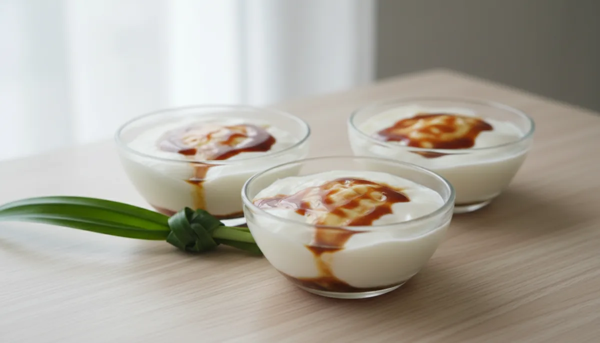Velvety Singaporean Tofu Pudding with Gula Melaka Drizzle
