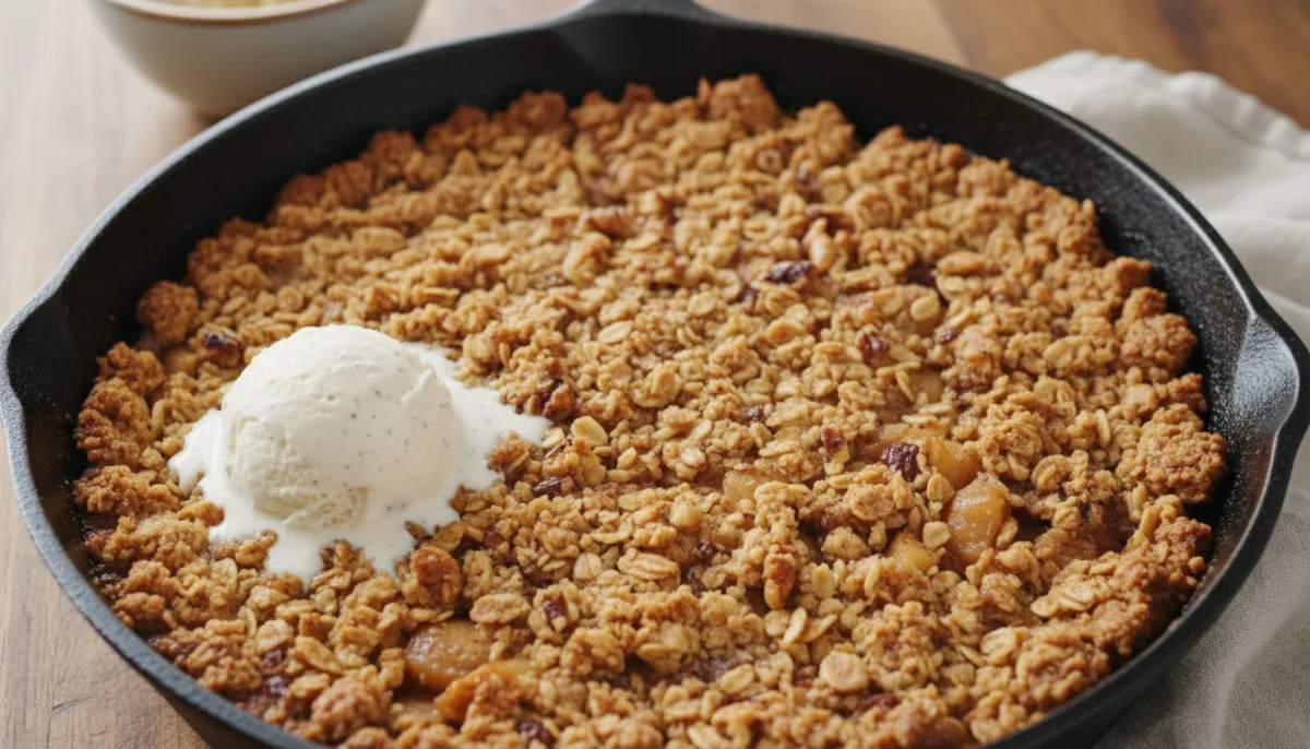 Skillet Apple Crumble