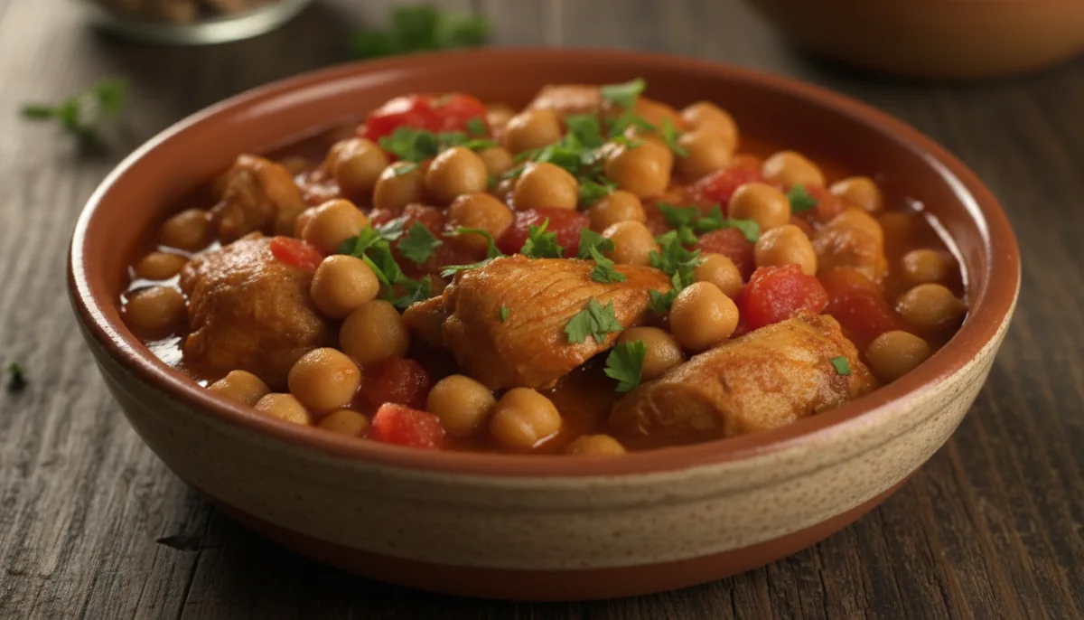Spanish Chicken and Chickpea Stew