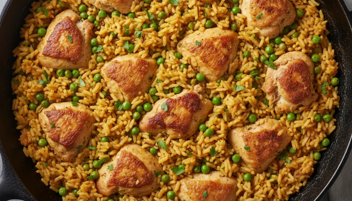 Spanish Chicken and Rice Skillet (Arroz con Pollo)