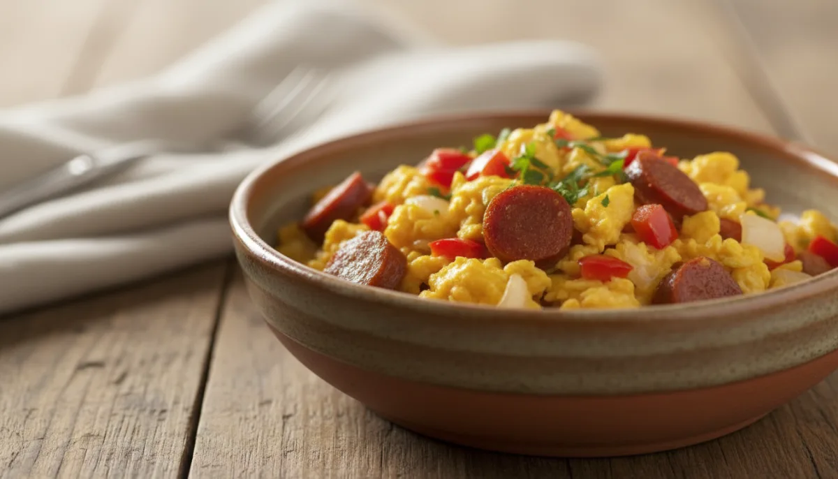 Spanish Chorizo and Egg Scramble
