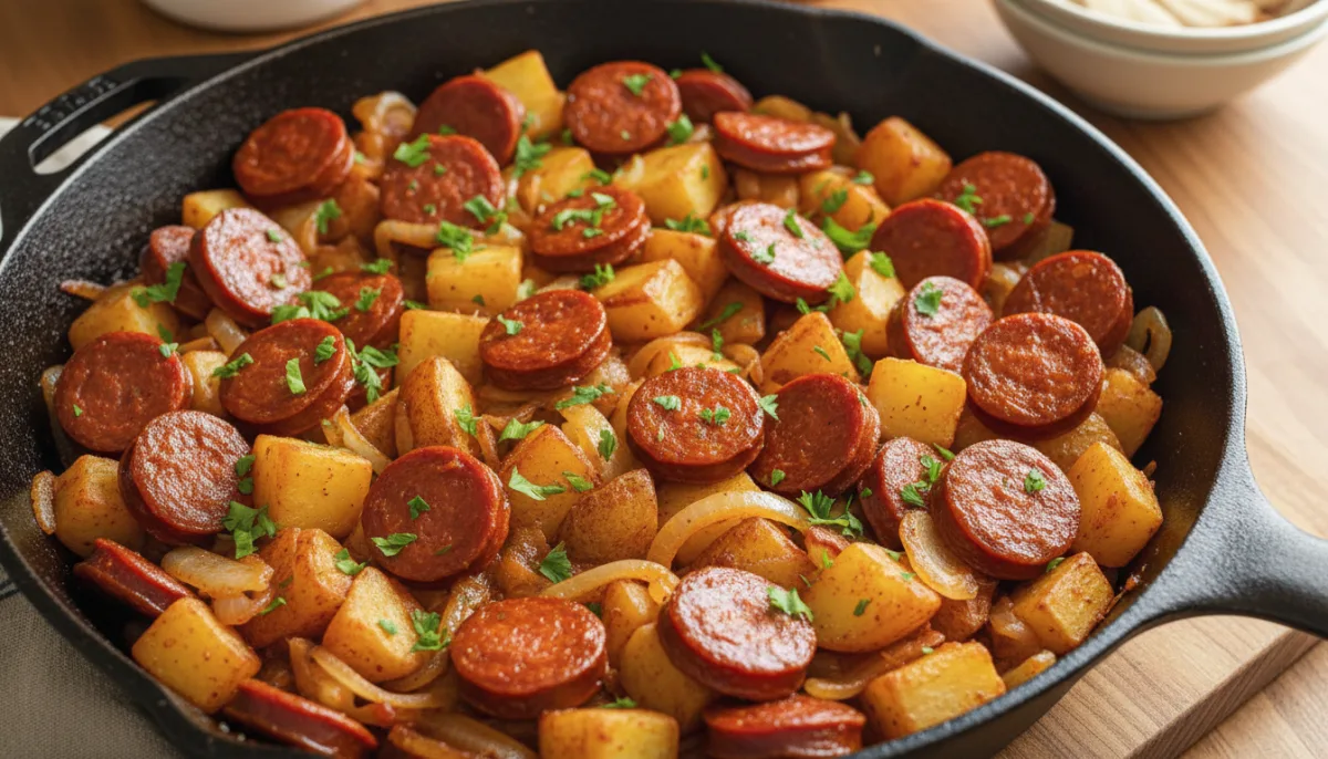 Spanish Chorizo and Potato Skillet