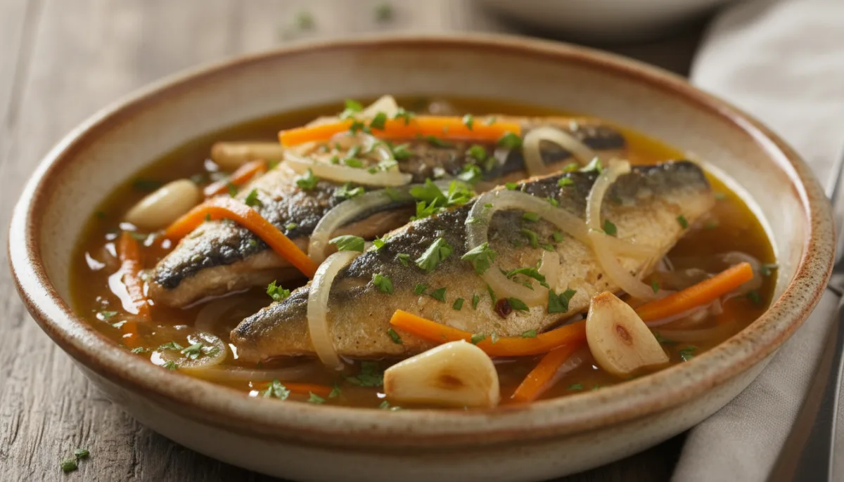 Skumbri Spanjoll në Escabeche Klasike