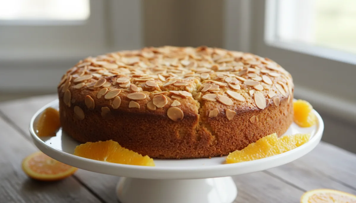 Bizcocho Español de Naranja y Almendra