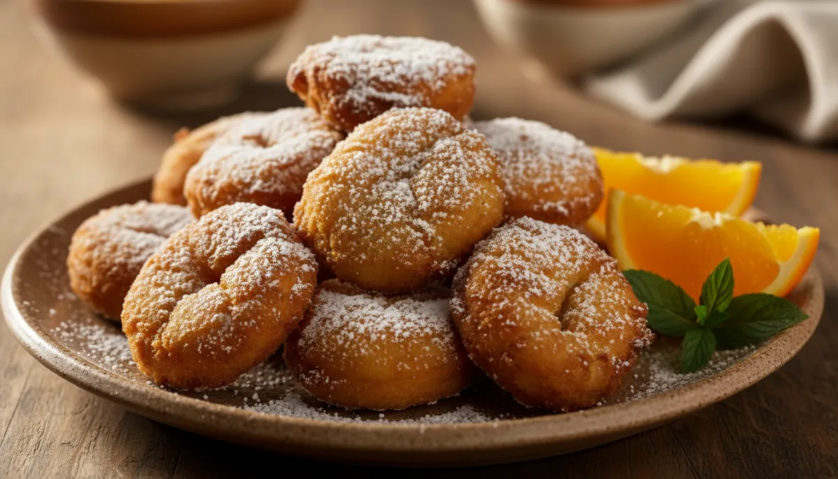Buñuelos de Naranja con Azahar