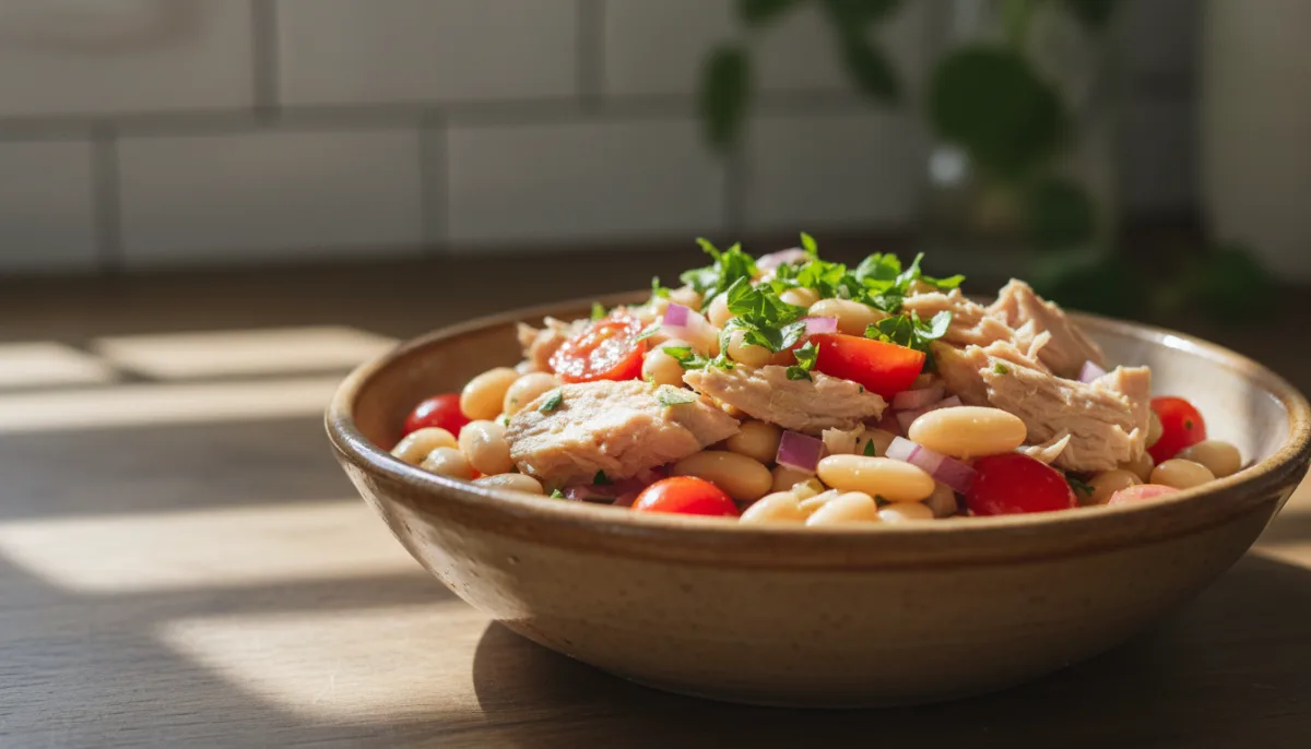 Spanish Tuna and White Bean Salad