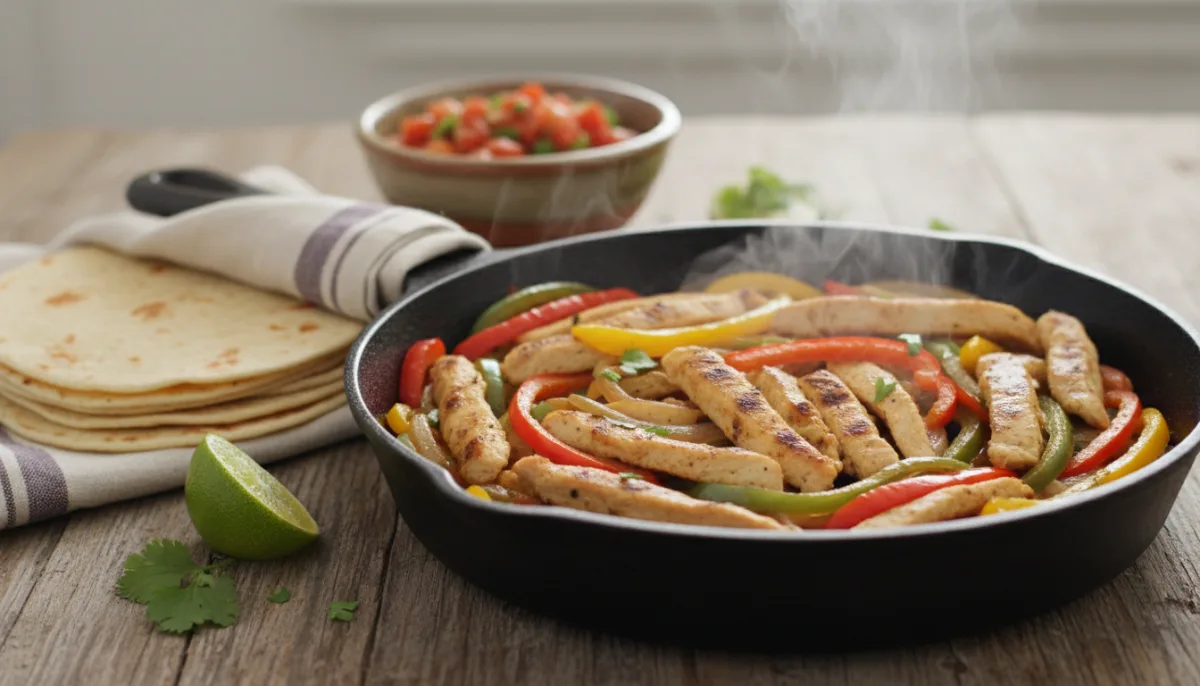 Speedy Chicken Fajita Skillet
